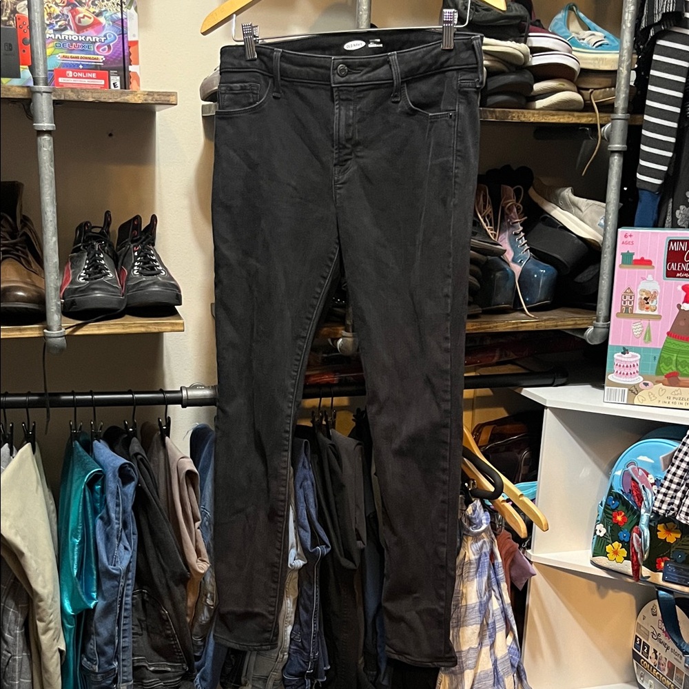 Fleece Lined Black Women's Skinny Jeans